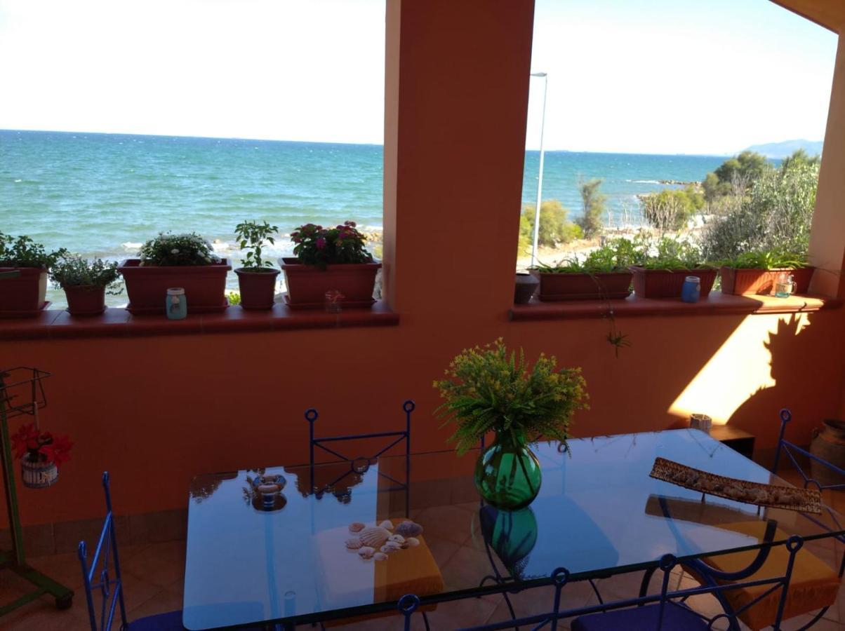 Casa Bon' Aria Fronte Mare Sud Sardegna Villa La Maddalena  Bagian luar foto